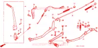PEDAAL/KICKSTARTER ARM voor Honda CRM 50 1993