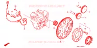 PULS GENERATOR/START KOPPELING voor Honda STEED 400 VSE Without speed warning light, Wide handle 1996