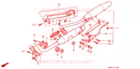 UITLAATDEMPER voor Honda STEED 400 VSE Without speed warning light, Wide handle 1996