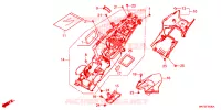 ACHTERSPATBORD  voor Honda CBR 1000 RR SP 2019