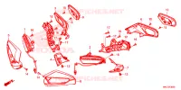 KNIPPERLICHT/SPIEGEL voor Honda GL 1800 GOLD WING TOUR DCT, NAVI, AIRBAG 2020