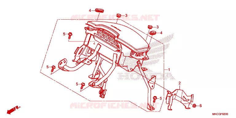 AIRBAG MODULE Honda MOTO 1800 GOLD-WING 2020  GL1800DAL