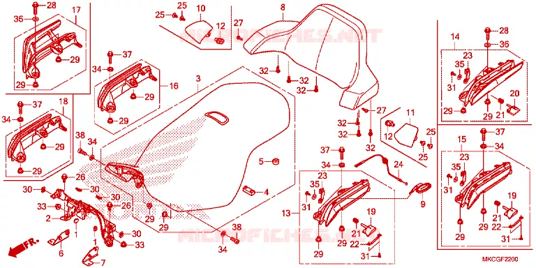 ZADEL Honda MOTO 1800 GOLD-WING 2020  GL1800DAL