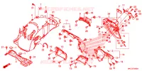ACHTERSPATBORD  voor Honda GL 1800 GOLD WING TOUR 2020