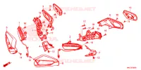 KNIPPERLICHT/SPIEGEL voor Honda GL 1800 GOLD WING TOUR 2020