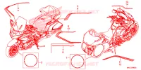 STICKERS voor Honda GL 1800 GOLD WING TOUR 2020