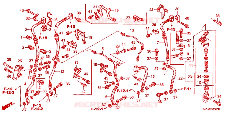 VERTRAGINGSKLEP Honda MOTO 1800 GOLD-WING 2015  GL1800F