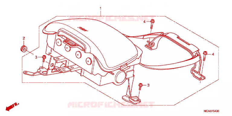 AIRBAG MODULE Honda MOTO 1800 GOLD-WING 2015  GL1800F
