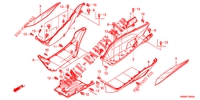 ZIJDE RAIL/VLOERPANEEL voor Honda PCX 125 2013