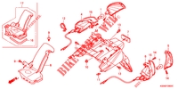 ACHTERSPATBORD / KNIPPERLICHT voor Honda PCX 125 2013