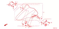VOORSPATBORD voor Honda PCX 125 2010