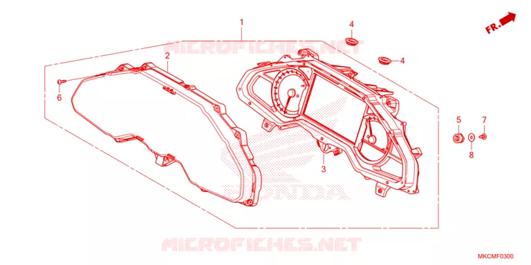 COMBINATIEMETER Honda MOTO 1800 GOLD-WING 2021  GL1800DM