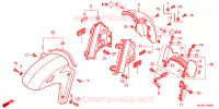 VOORSPATBORD voor Honda GL 1800 GOLD WING ABS 2013