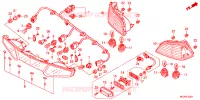 ACHTER COMBINATIE LICHT voor Honda GL 1800 GOLD WING ABS 2013