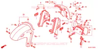VOORSPATBORD voor Honda GL 1800 GOLD WING ABS 2013