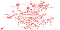 FRAME CHASSIS voor Honda GL 1800 GOLD WING ABS AIRBAG 2013
