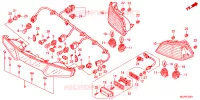 ACHTER COMBINATIE LICHT voor Honda GL 1800 GOLD WING ABS NAVI AIRBAG 2013