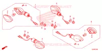 KNIPPERLICHT voor Honda CB 110 Front brake drum 2016