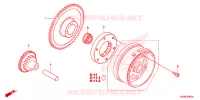 START KOPPELING voor Honda CB 110 Front brake drum 2016
