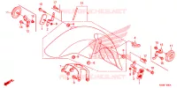 VOORSPATBORD voor Honda CB 110 Front brake drum 2016