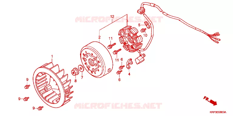 ALTERNATORE Honda SCOOTER 100 AVIATOR 2003  SCV100F3