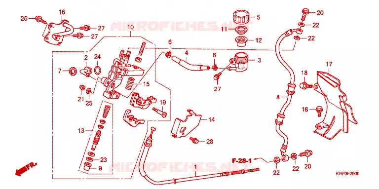 REMPOMP  Honda SCOOTER 110 AVIATOR 2010  SCV110GA