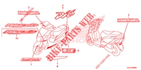 EMBLEEM/STREEP voor Honda SCV 110 DIO 2013
