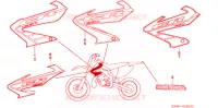 EMBLEEM/STREEP voor Honda CR 125 R 2002
