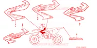 EMBLEEM/STREEP voor Honda CR 125 R 2004