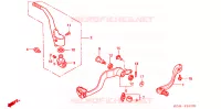 PEDAAL/KICKSTARTER ARM voor Honda CR 125 R 2004