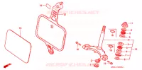 STURING STANG/BOVENSTE BRUG voor Honda QR 50 1985