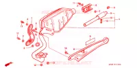 UITLAATDEMPER voor Honda QR 50 1985