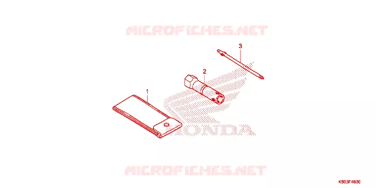 GEREEDSCHAP Honda SCOOTER 125 ELITE 2017  NSC1255SHH