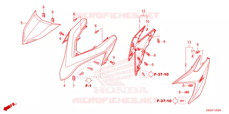 VOORKAP Honda SCOOTER 125 ELITE 2020  NSC1255SHK