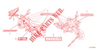 EMBLEEM/STREEP voor Honda NAVI 110 2020