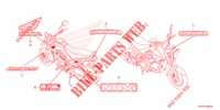 EMBLEEM/STREEP voor Honda NAVI 110 2021