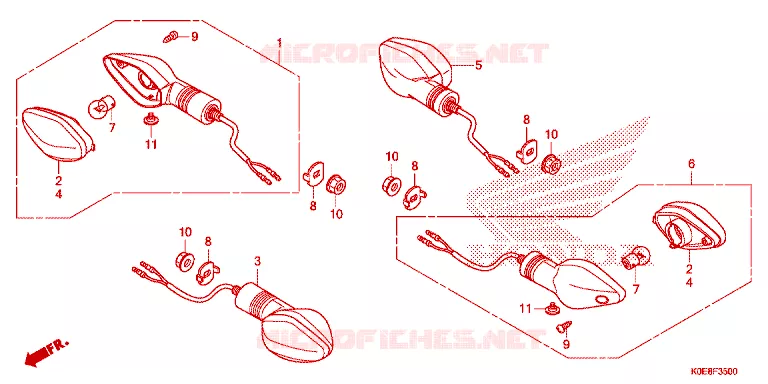 KNIPPERLICHT Honda MOTO 160 CBF 2020  CBF160FSK