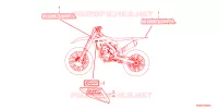 EMBLEEM/STREEP voor Honda CRF 250 RX 2024