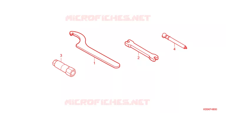 GEREEDSCHAP Honda MOTO 250 CRF 2024  CRF250RXR