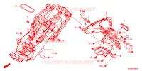 ACHTERSPATBORD  voor Honda CB 400 X ABS 2019