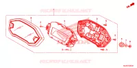 COMBINATIEMETER voor Honda CB 400 X ABS 2019