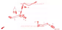 PEDAAL voor Honda VFR 800 1999