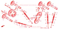 NOKKENAS/KLEP voor Honda VFR 800 1999