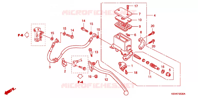 REMPOMP ACHTER Honda SCOOTER 250 FORZA 2007  NSS2507_2J