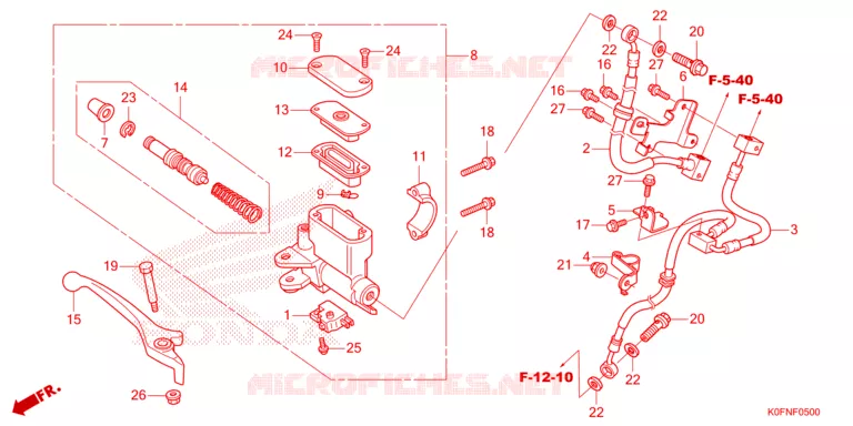 REMPOMP VOOR Honda MOTO 125 MONKEY 2024  Z125MAR