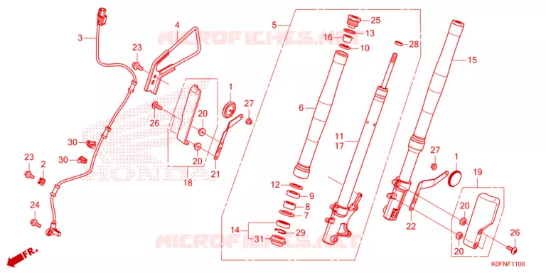 VOOR VORK Honda MOTO 125 MONKEY 2024  Z125MAR