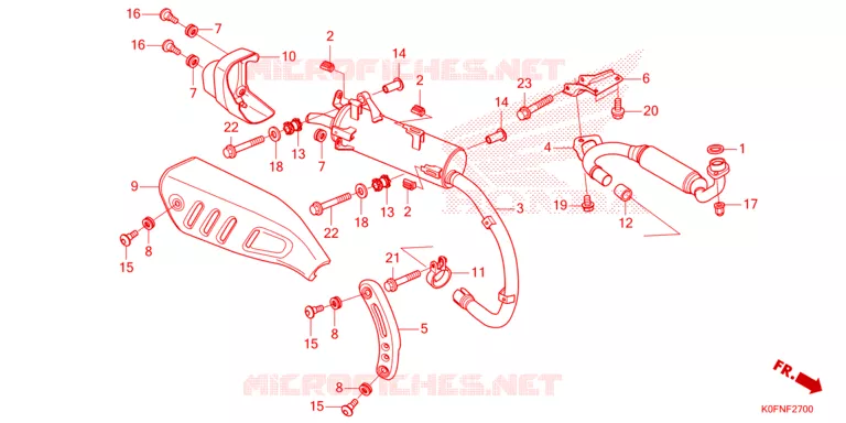 UITLAATDEMPER Honda MOTO 125 MONKEY 2024  Z125MAR