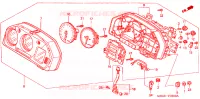 COMBINATIEMETER voor Honda VFR 800 50EME ANNIVERSAIRE 1999