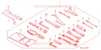 GEREEDSCHAP voor Honda VFR 800 50EME ANNIVERSAIRE 1999