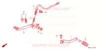 PEDAAL voor Honda VFR 800 50EME ANNIVERSAIRE 1999